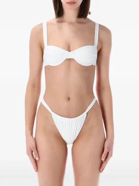 Bikini Belamer cu volane alb