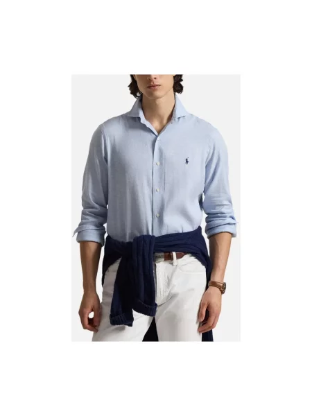 Polo Ralph Lauren koszula wełniana niebieska