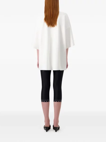 Колоездене панталон Coperni с принт черно