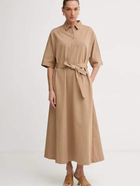 MM by Max Mara rochie de vară cu ALBERO bej