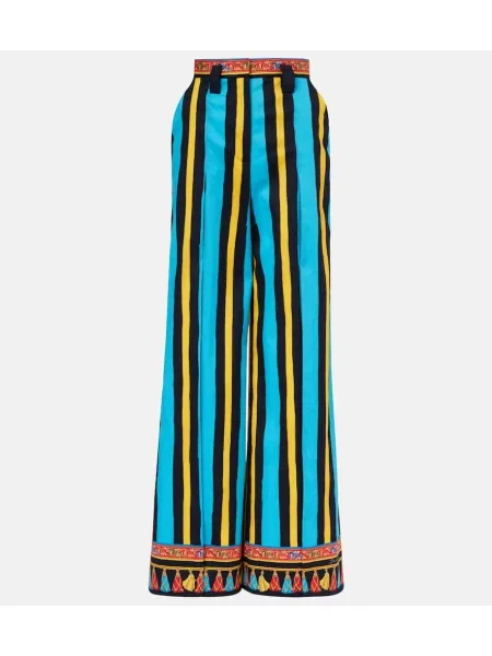 Szerokie spodnie Dolce&gabbana w paski