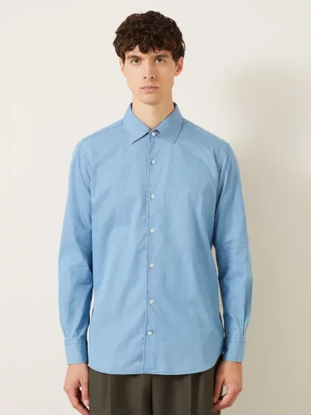 Zegna Košile Comfort Fit tmavě modrá