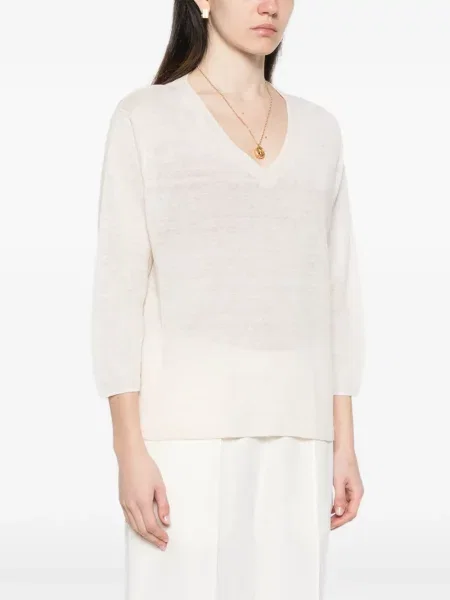 Tricou Majestic Filatures cu decolteu în V