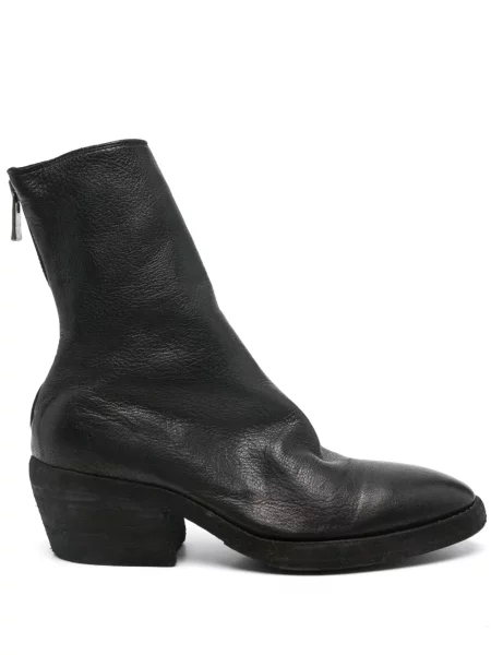 Botine Guidi din piele negru