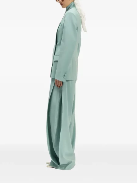 Pantaloni palazzo Giuseppe Di Morabito verde