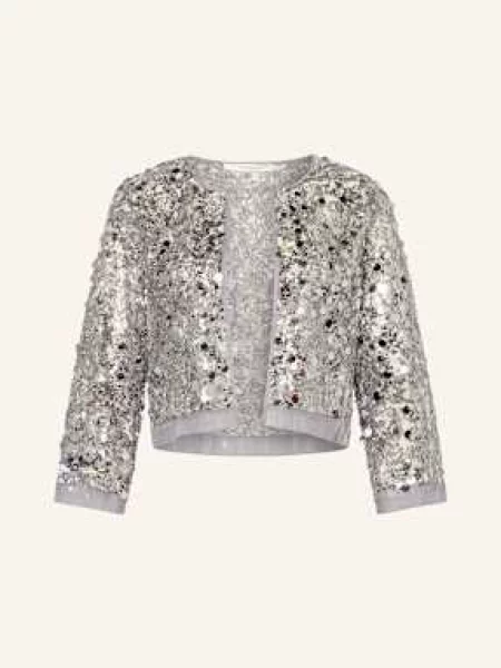 Inwear Bolerko Davinaiw Z Cekinami silber szara