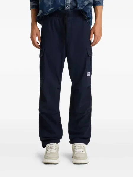Pantaloni cargo Hugo cu cordon albastru