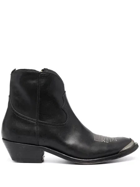 Botine Golden Goose cowboy negru