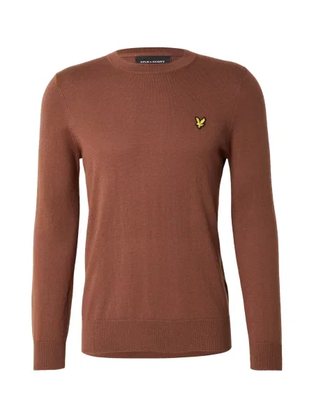 Lyle & Scott Pulover maro galben