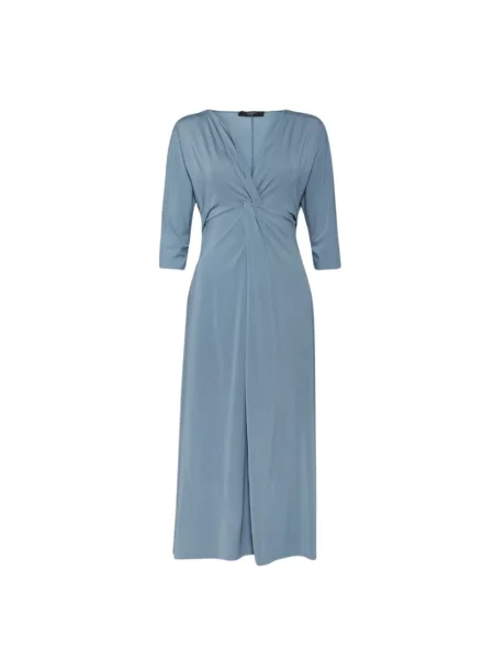 Sukienka midi Weekend Max Mara do kolan niebieska