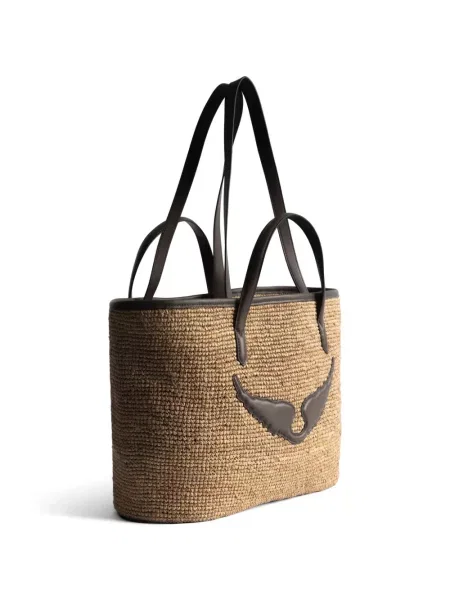Shopper torbica Zadig&voltaire smeđa