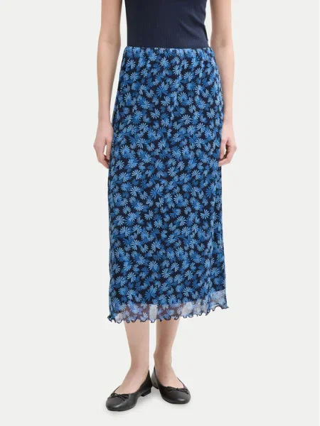Tom Tailor Denim Fustă midi albastru