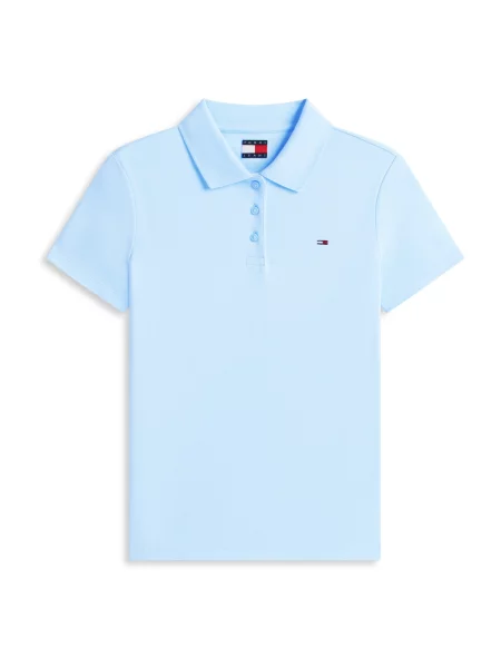 Tommy Jeans Tricou ESSENTIAL azuriu albastru