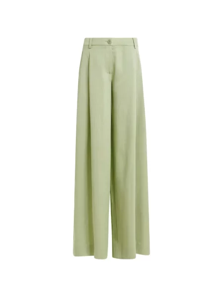 Pantaloni Essentiel Antwerp plisate verde