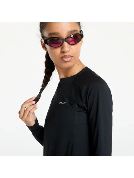 Tričko Columbia Midweight Stretch Long Sleeve Top Black XS černé