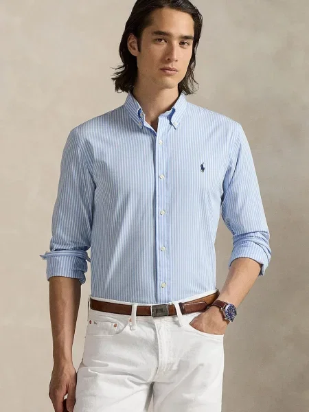 Polo Ralph Lauren πουκάμισο ανδρικό μπλε