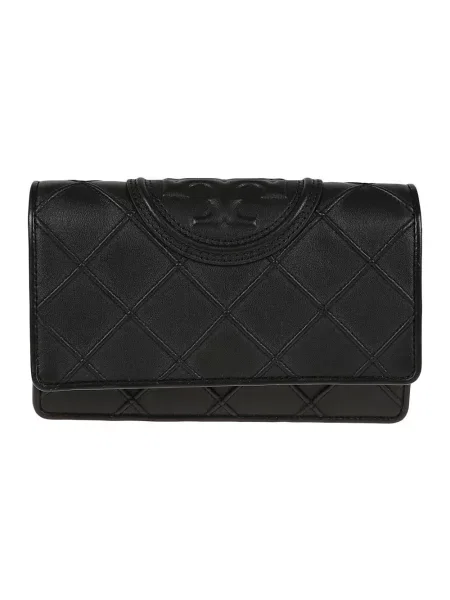 Naszyjnik Tory Burch skórzany czarny