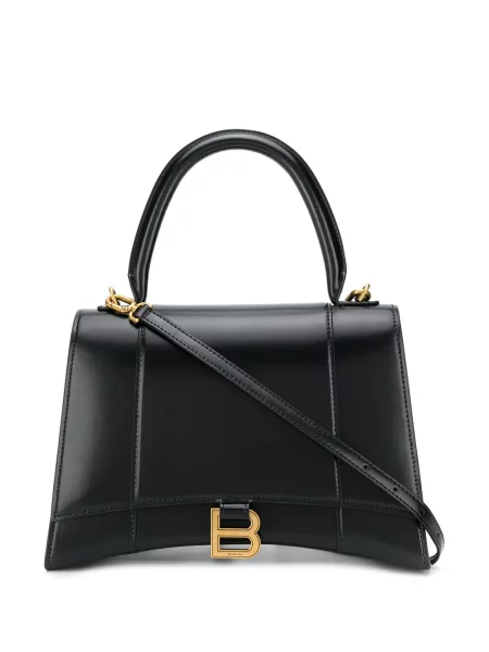 Geantă Balenciaga Hourglass negru
