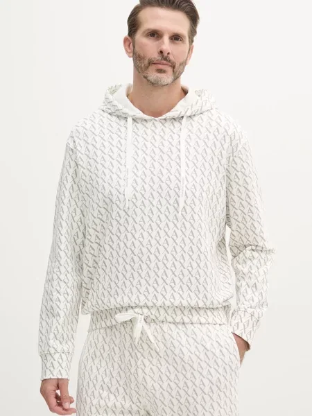 Armani Exchange Pulóver | Relaxed fit fehér