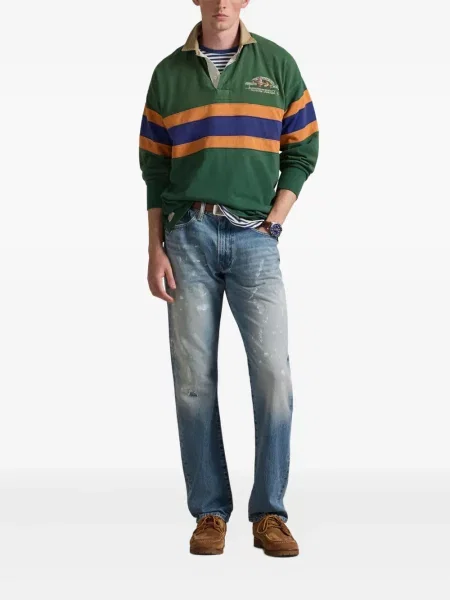 Șapcă Polo Ralph Lauren cu model herringbone din țesătură twill cu imagine albastru