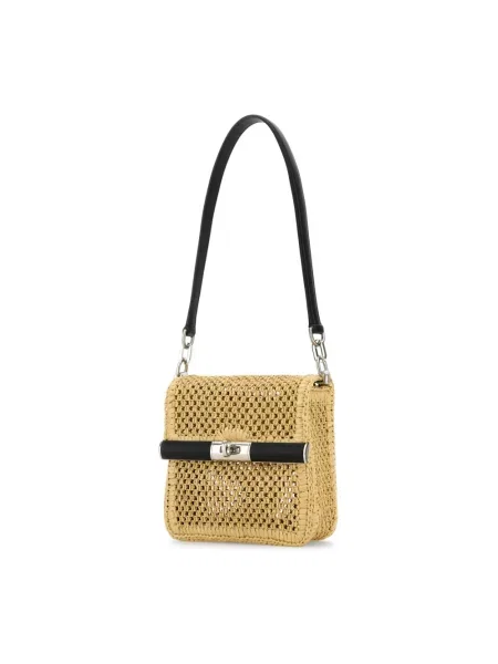 Torebka Dolce And Gabbana skórzana beżowa
