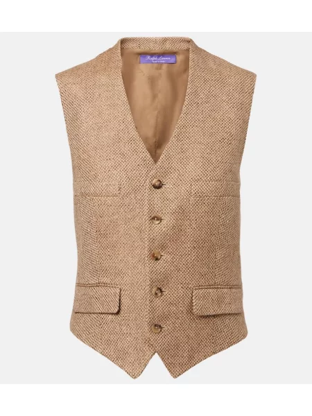 Vestă Ralph Lauren Collection de in maro