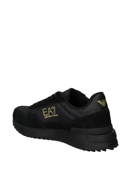 Маратонки Ea7 Emporio Armani с автограф черно