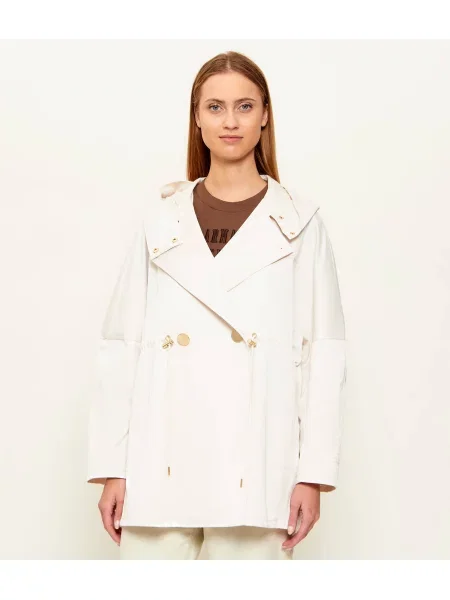 Armani Exchange Geacă parka | Oversize fit alb