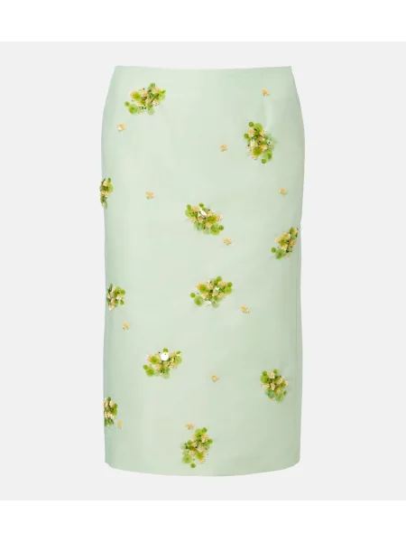 Fustă midi Shushu/tong verde