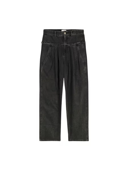 Szerokie jeansy Marant Etoile czarne