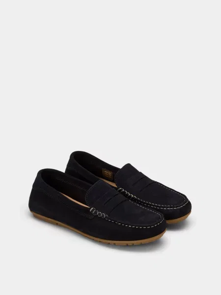 Кожаные мокасины Marc O'polo синие