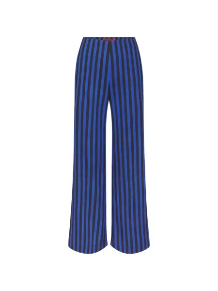 Pantaloni Simon Miller din poplin albastru