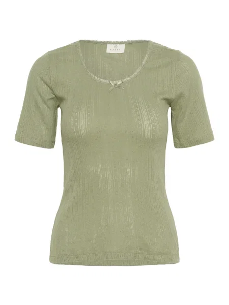 Kaffe Tricou Viba pastel verde