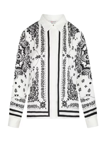 Morgan Bluză negru alb