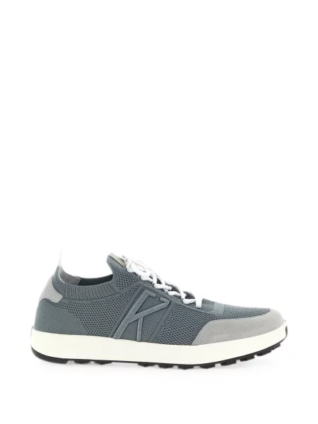 Chiloți Kiton din piele de căprioară slip-on albastru