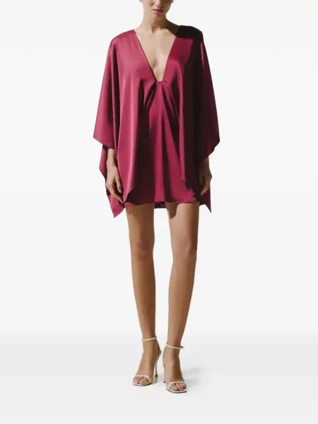 Rochie mini Baobab drapată roșu