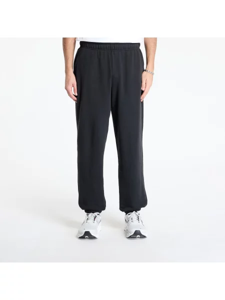 Froté teplákové nohavice New Balance čierna