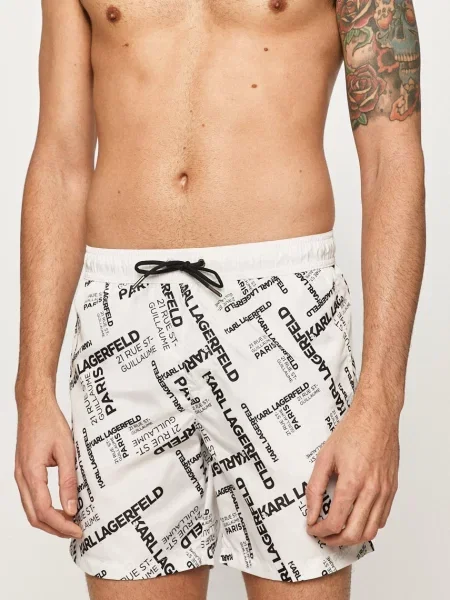 Slip de baie Karl Lagerfeld albastru