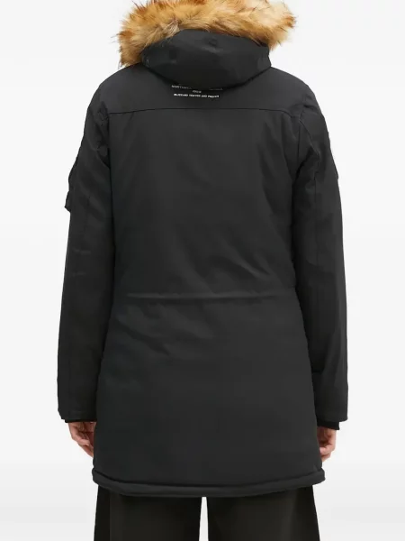 Palton de blană Alpha Industries negru