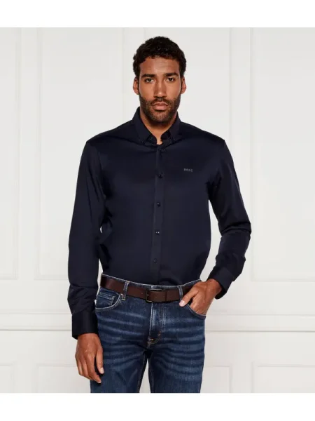 BOSS BLACK Cămașă negru