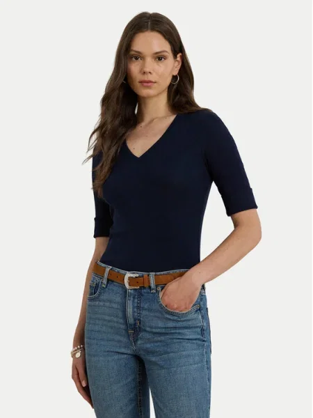 Тениска Lauren Ralph Lauren дамска бяло
