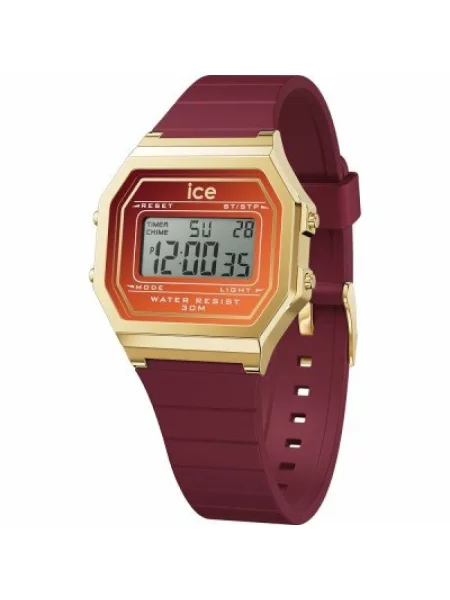Lniany zegarek Ice Watch czerwony