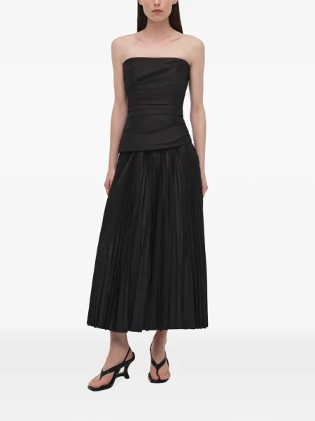 Rochie midi Simkhai cu volane negru