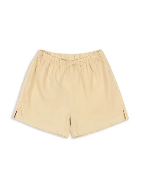 Konges Sløjd šortky lněné FRANZEN LINEN SHORTS béžové