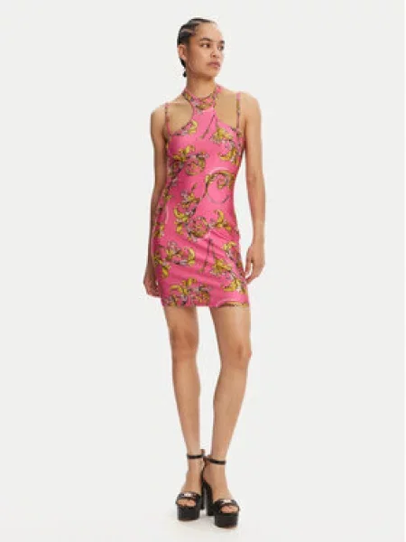 Versace Jeans Couture Koktejlové šaty růžová
