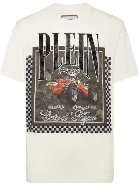 Tricou Philipp Plein alb