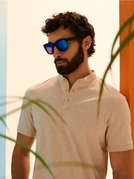 Sinsay Sluneční brýle s obdélníkovými obroučkami vícebarevná