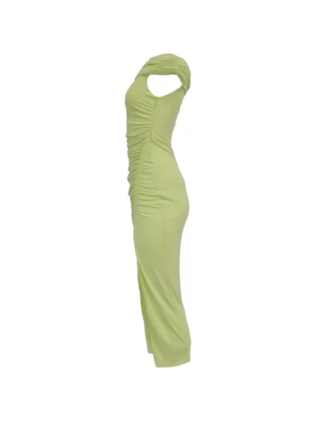 Rochie midi Self-portrait până la genunchi de costum verde