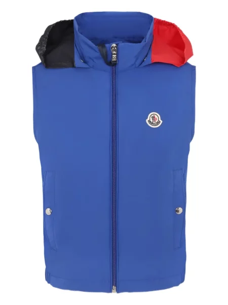 Kamizelka dziecięca Moncler Enfant niebieska
