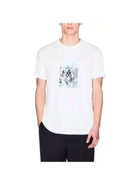 Tricou Armani Exchange alb